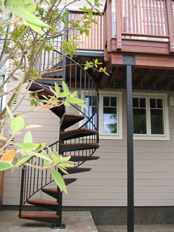 Utvendig design idé utvendig trapp med tre trinn