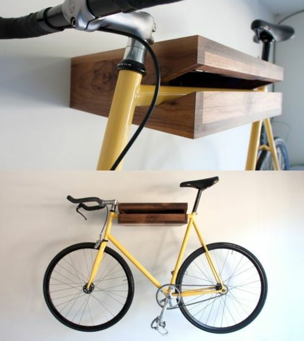 Ciclul stand-off lemn eficientă soluție pentru-stocare-a-biciclete