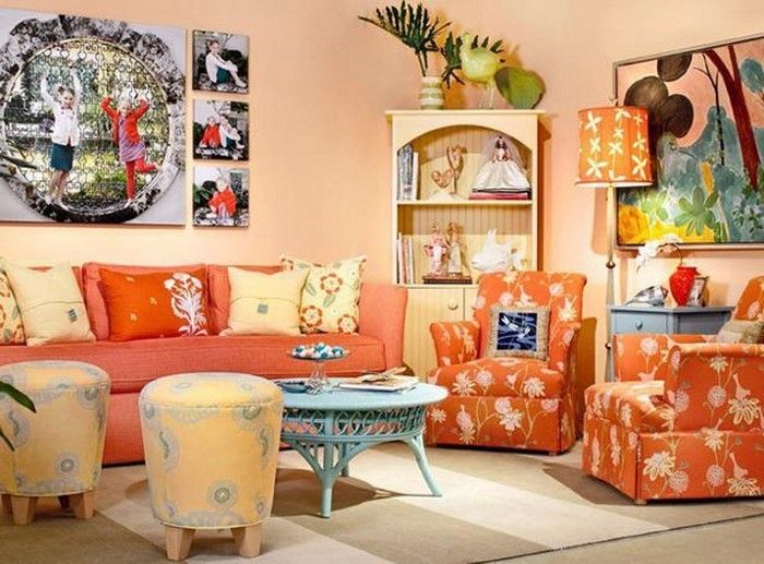 Color-by-living-in-Orange-A-moderne utforming