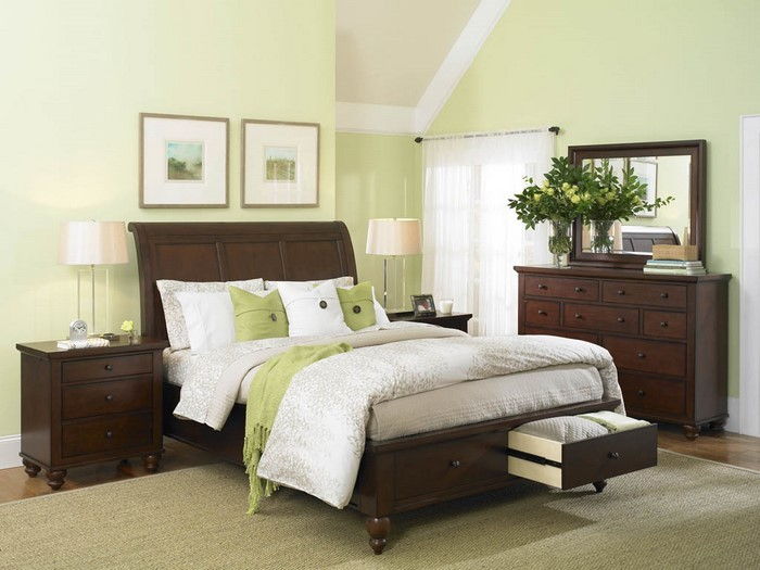 Färger för sovrummet grön-A-exceptionella interiörer