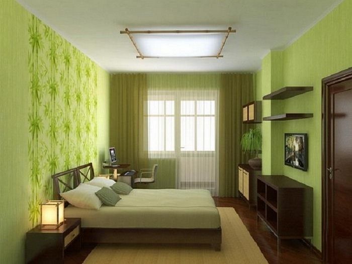 Färger för sovrummet grön-A-cool design