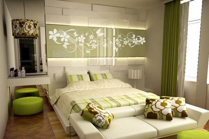 Färger för sovrummet grön-A-creative interiörer