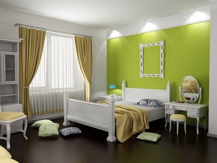 Färger för sovrummet grön-A-super-Interior