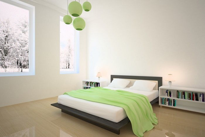 Färger för sovrummet grön-A-creative sändningar