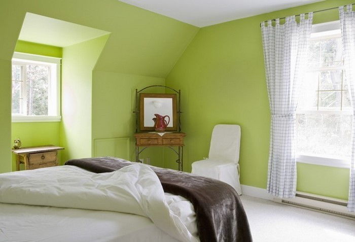 Färger för sovrummet gröna super beslut