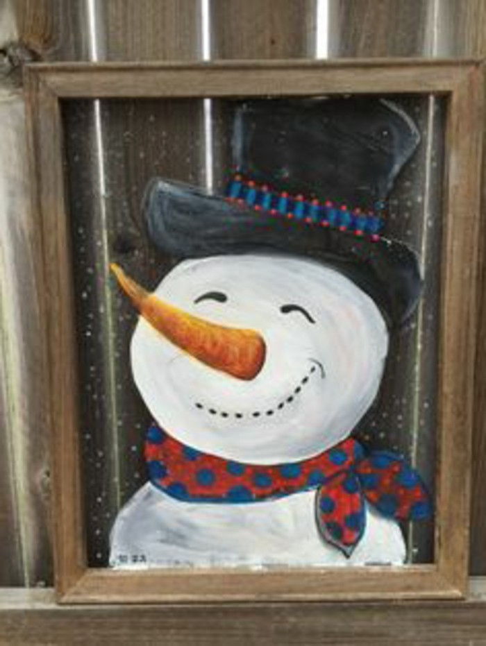 windows tapety vianočné SMILING-Snowman