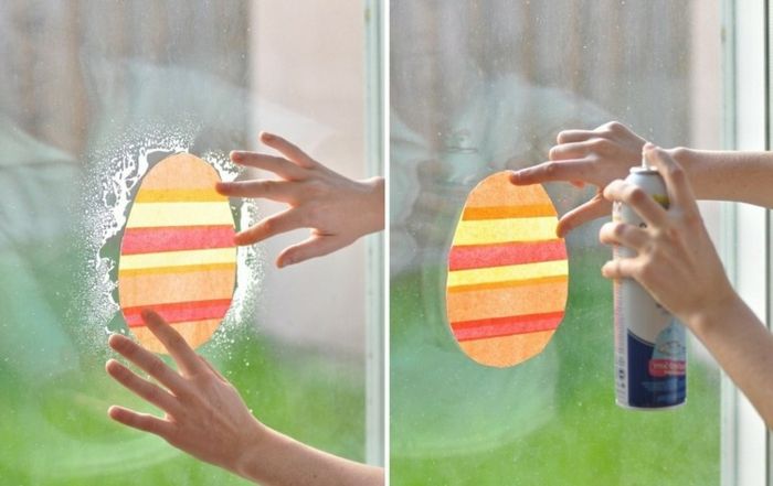 Dekoracje okienne Wielkanocne projektowanie własnych zdjęć okiennych