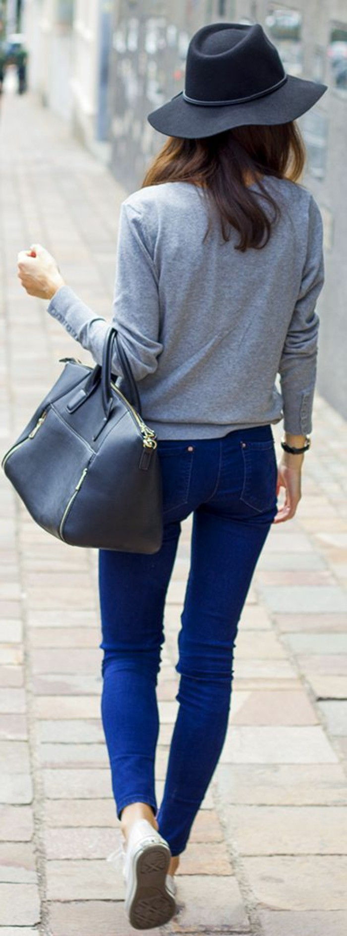 Fedora-albastru-jeans-lady-mode