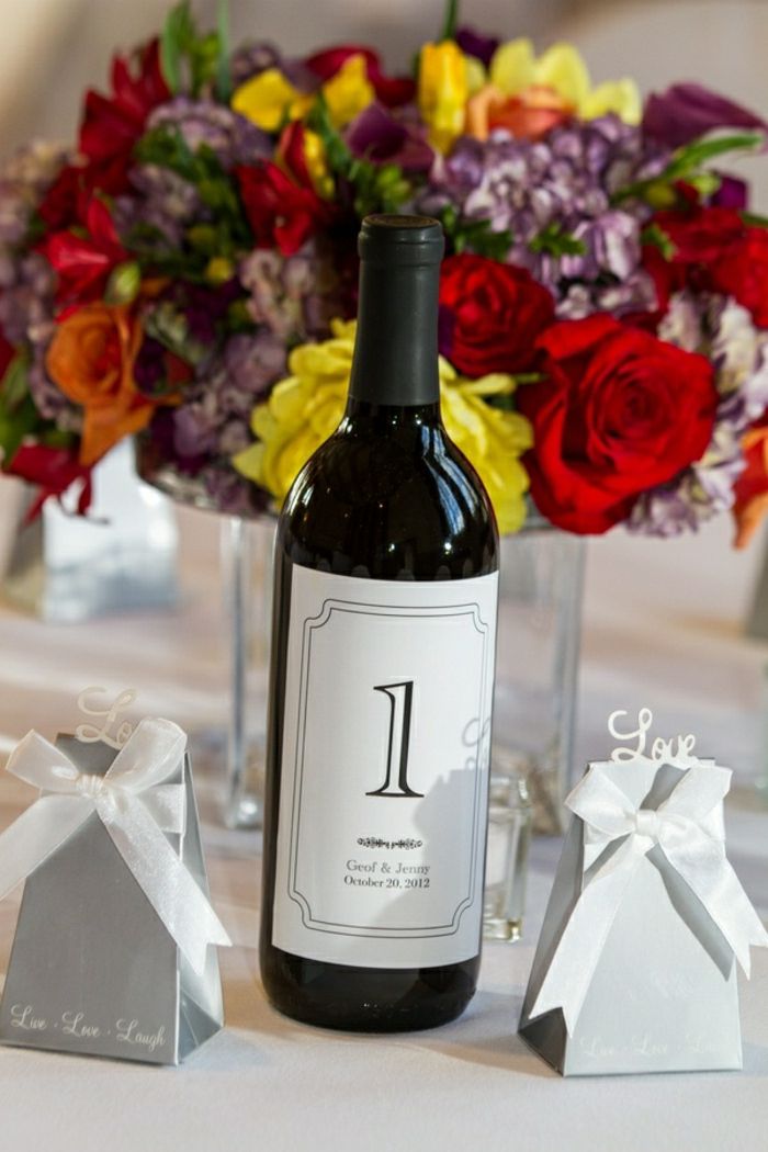 Bottle Label Print Wedding vinflaska Personliga etiketter