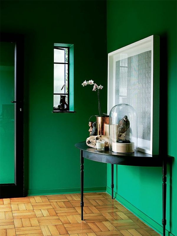 Nadstropje koncept steno oblikovanje Green