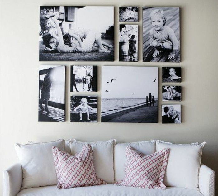 Fotowand-zwart-wit-foto-sofa-met-twee-kussen