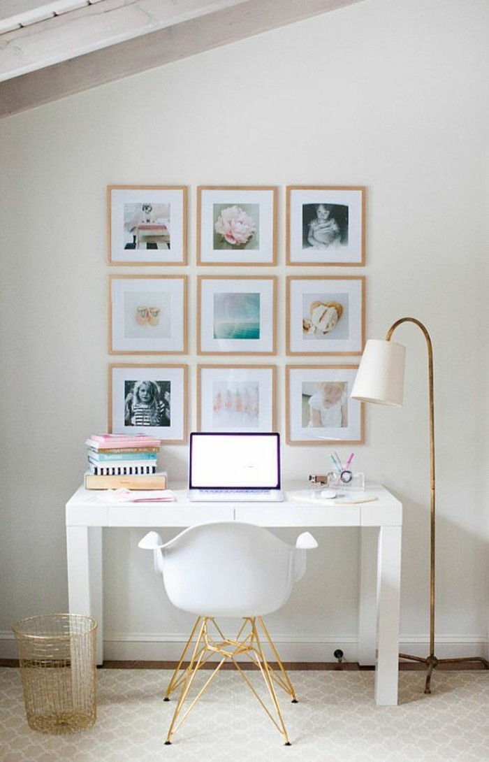 Photo Wall zelf-make-wit-desk-and-Stehlampe