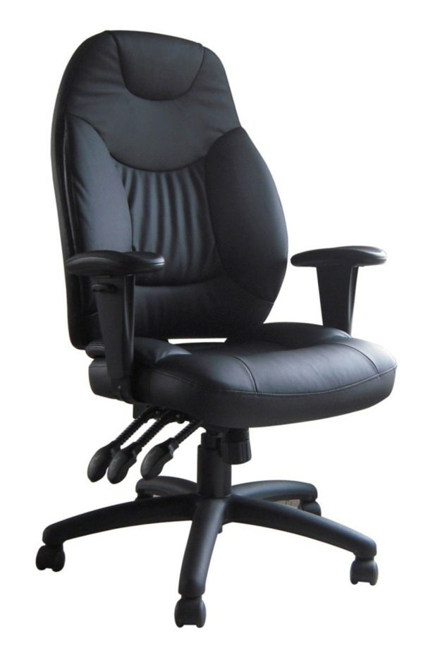 Pigūs biuro kėdės ir biuro kėdės juodos plačios atgal baltos spalvos