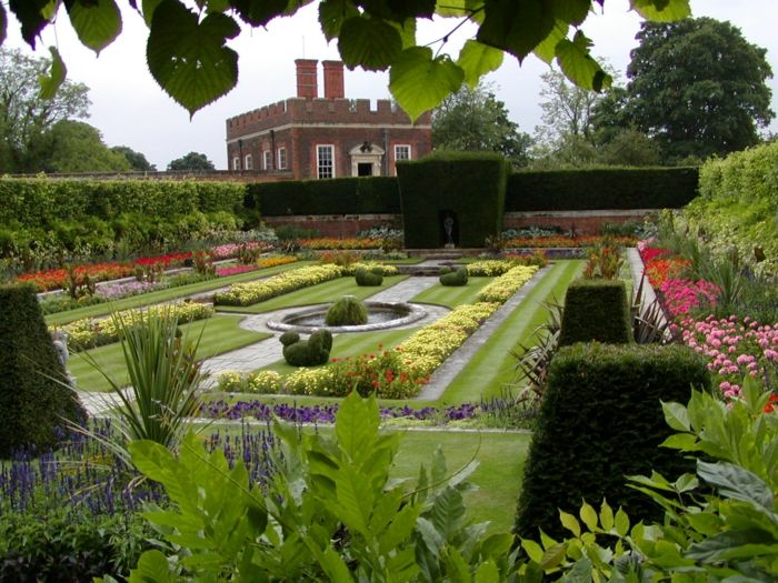 Angleški Oblikovanje vrtov možnosti Flower odredil aristokratsko-tradicionalni