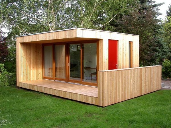 Garden Hiša iz lesa, z-velik-oblikovanje