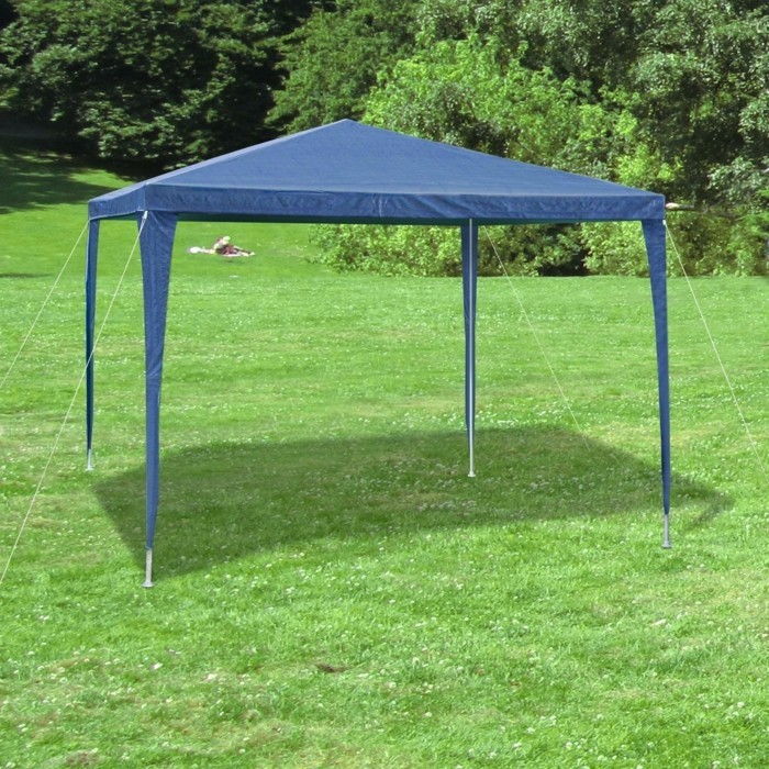 Hage telt-in-Dukler-blå farge