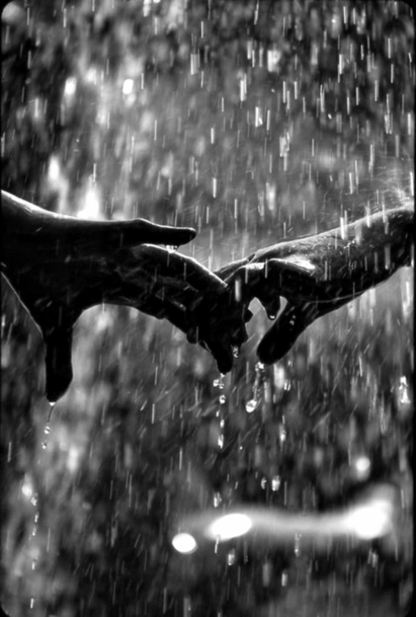 Touch-hands-rain