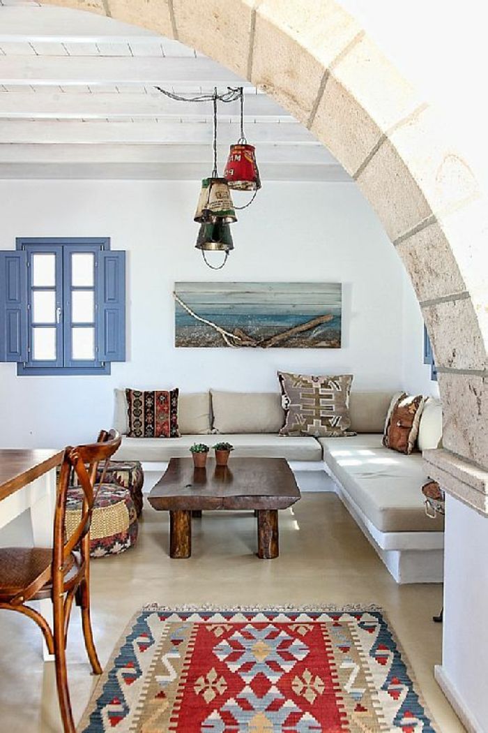 Casa in stile marocchino persiane etnico-window-blu