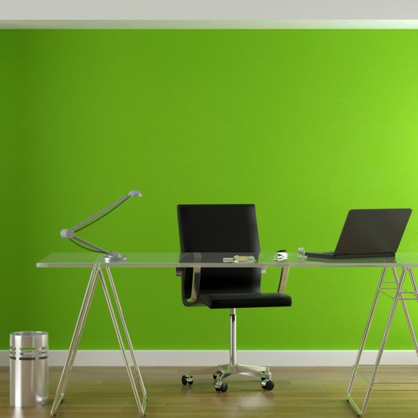 Home Office - måla gröna toner