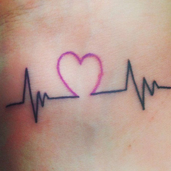Heart tattoo romantisch tattoo symbolen