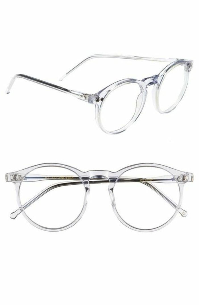Hipster Glasses-gjennomsiktig modell Unisex