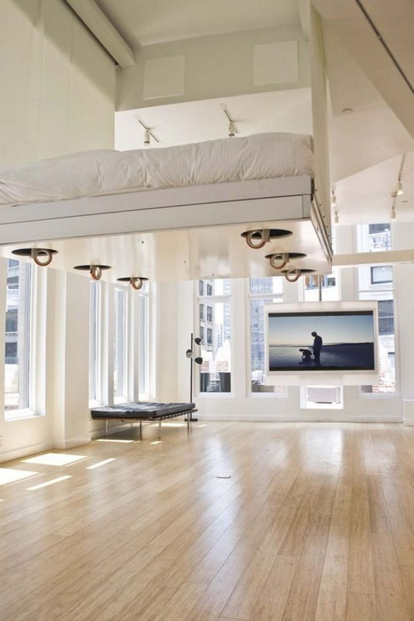 paturi cu-frumos-design-dormitor-studio Bunk idee