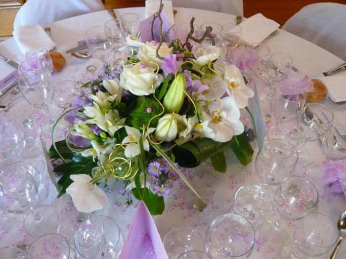 Bryllup bord dekorasjon-glass