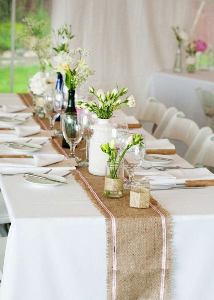 Bryllup bord dekorasjon retro