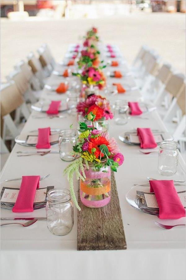 Hochzeitdeko-stora-eleganta-and-eleganta-idéer-för-att dekorera-med-rosa blommor