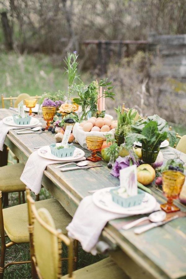 Bröllopsdekorationer - Bröllopsdekorationer-själv-make-flower-floral-by-table vintage bröllop