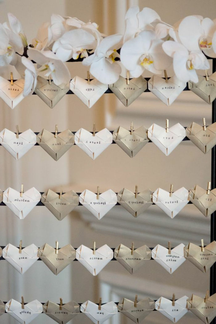 Bryllup dekorasjon rustikk stil name-hjerte-Wäschklammer Orchid Dekorasjon landstil