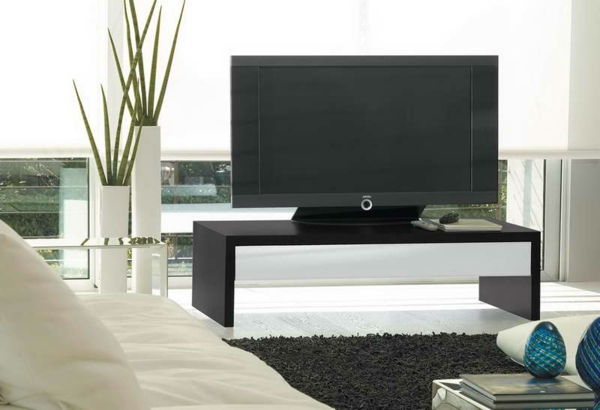 IKEA möbler TV möbler TV Tisch.-of-trä-in-dark-färg