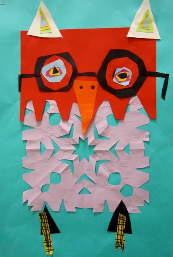 idee artigianali per la scuola materna - uhu in arancione