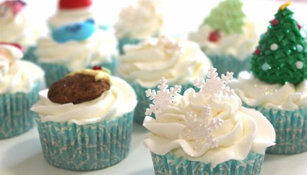 Idéer cupcakes-för-jul-to-dekorera