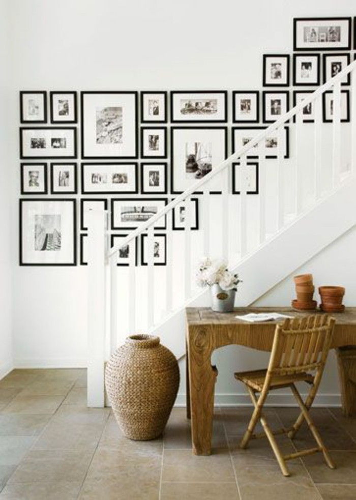 Ideeën Photo Wall in-room trapbekleding tegels-vloer-desk-in-corridor