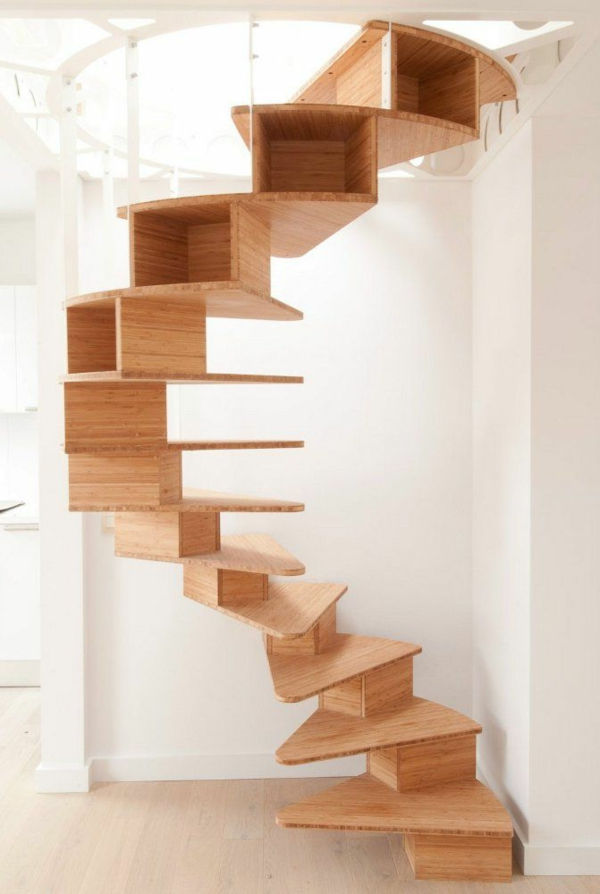 efect de Design Interior design complet-pentru-a-spirală scară-din-lemn