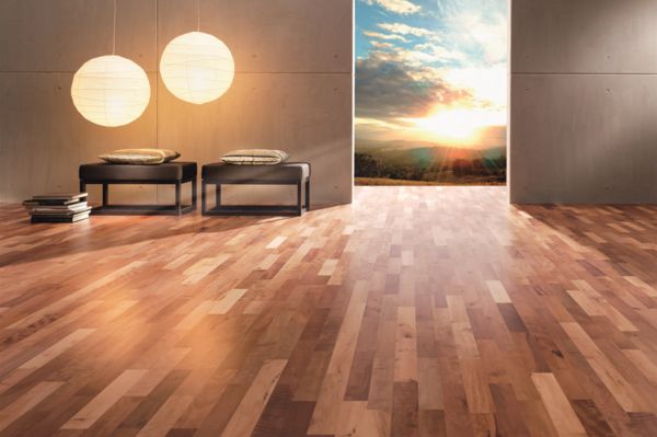 idei de design interior - podele din lemn