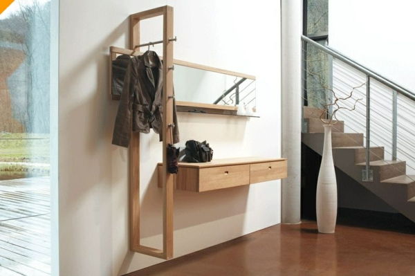 projeto -Interior ideias Linda-hall móveis de madeira