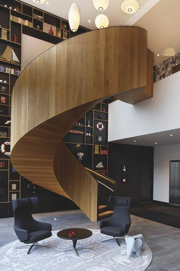 Design Interior Design Interior scari interioare moderne - din lemn