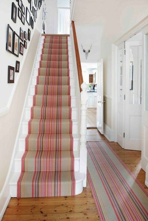 Projektowanie wnętrz schodów dywan pomysł