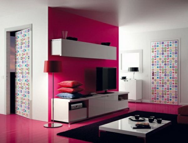 Interiör dörrar-design-in-olika-färger