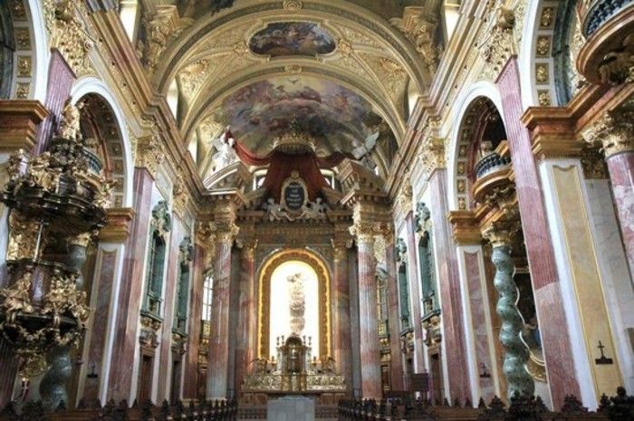 Iezuit Biserica din Viena-Austria-baroc clădire-unic-arhitectura