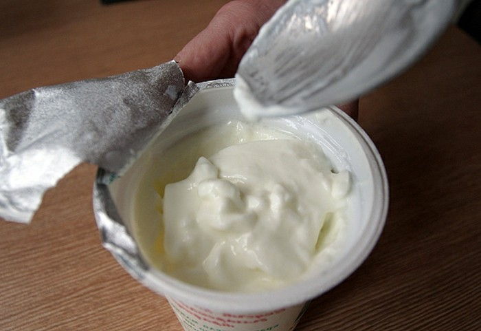 Jogurt kultura-lahko-ti vzletanje odkupljenega mleka
