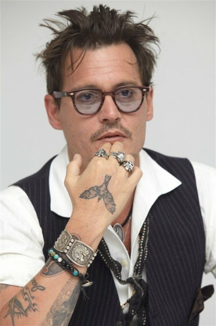 Johnny Depp idéias muitos tatuagem