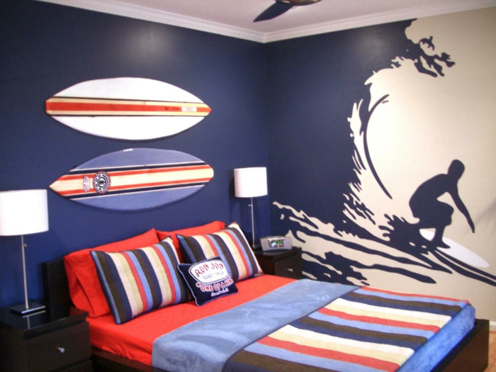 Cameră pentru tineret idei ca-the-dreapta-surfing