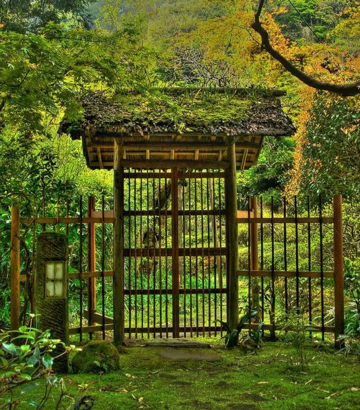 Kamakura Japonska zen vrt vrata