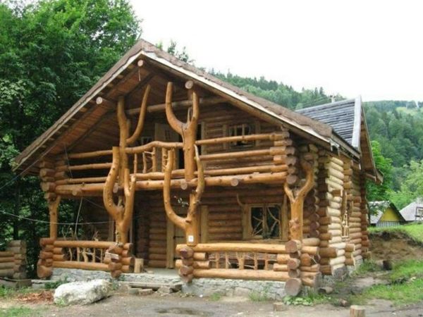 Kanadské drevené domy architektonická idea