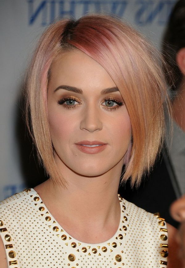 Katy Perry Short-różowe krótkowłosy fryzury