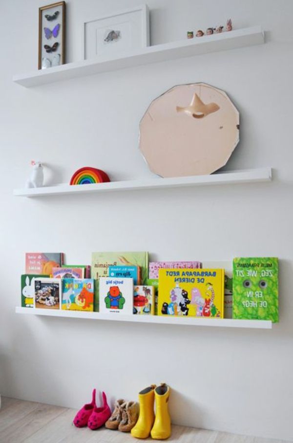 Children's Bookshelf White Ideeën