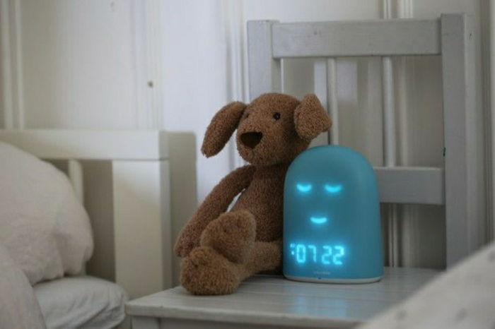 -Despertador digital-azul-criança caçoa crianças despertador-young